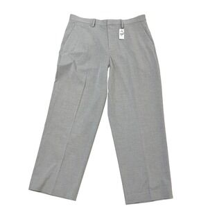 NEW Express Mens Baggy Stretch Dress Pants Light Gray Textured 38x32 Business